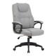 090-000029 Καρέκλα γραφείου διευθυντή Kamora pakoworld ύφασμα γκρι 66x67x103-111εκ