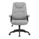 090-000029 Καρέκλα γραφείου διευθυντή Kamora pakoworld ύφασμα γκρι 66x67x103-111εκ