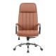 090-000027 Καρέκλα γραφείου διευθυντή Morales pakoworld pu καφέ 60x70x118-124εκ