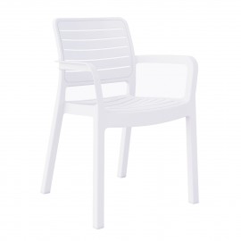 ΠΟΛΥΘΡΟΝΑ ΕΞΩΤ.ΧΩΡΟΥ FLAN HM6369.01 ΛΕΥΚΟ ΠΟΛΥΠΡΟΠΥΛΕΝΙΟ 57x56x82.5Yεκ.