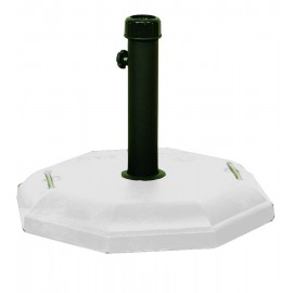 593-TH27W Λευκή Τσιμεντένια Βάση Ομπρέλας 27Kgr , ⌀ 50cm