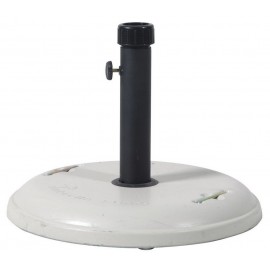 594-TH22W Λευκή Τσιμεντένια Βάση Ομπρέλας 22Kgr , ⌀ 48cm