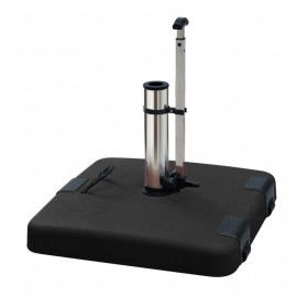 13850-LTH50-B Μάυρη Τσιμεντένια Βάση Ομπρέλας 50Kgr , Με Λαβή Και Ρόδες