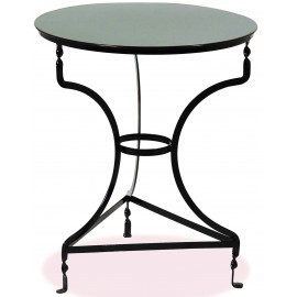 14129-3795-Γ Γαλβανισμένο Τραπέζι Καφενείου 60 x 72(h)cm