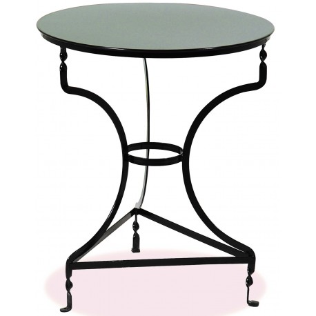 14129-3795-Γ Γαλβανισμένο Τραπέζι Καφενείου 60 x 72(h)cm