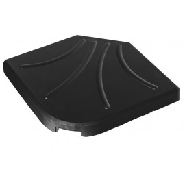 17014-DTH25-B Μάυρη Βάση Πλάκα 50 x 50cm Για Γωνιακές Ομπρέλες 25Kgr