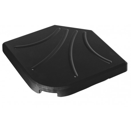17014-DTH25-B Μάυρη Βάση Πλάκα 50 x 50cm Για Γωνιακές Ομπρέλες 25Kgr