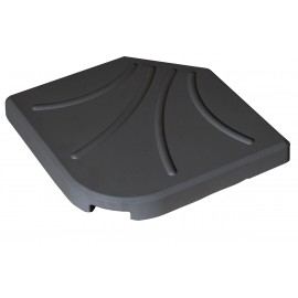 32984-DTH25-G Γκρί Βάση Πλάκα 50 x 50cm Για Γωνιακές Ομπρέλες 25Kgr
