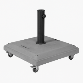 34382-NTH37-G Γκρί Τσιμεντένια Βάση Ομπρέλας 37Kgr , Με Ρόδες