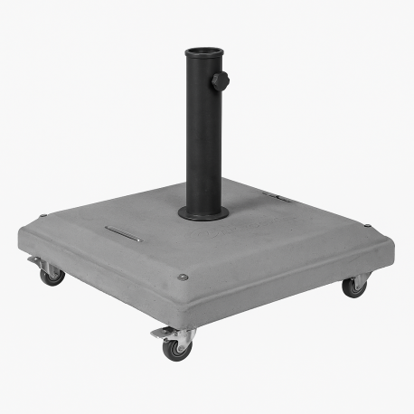 34382-NTH37-G Γκρί Τσιμεντένια Βάση Ομπρέλας 37Kgr , Με Ρόδες