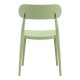 262-000055 Καρέκλα Amvroan στοιβαζόμενη pakoworld με UV protection pp μέντα 51x49x79.5εκ