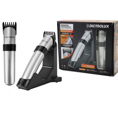 06510071 Κουρευτική Μηχανή Επαναφορτιζόμενη 3 Λειτουργίες Γένεια/Μαλλιά/Σώμα Inox 3W