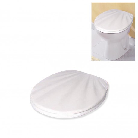 06511331 Καπάκι Λεκάνης Λευκό Ξύλο 46x39cm