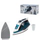 06511613 Ατμοσίδερο Με Πλάκα Inox Λευκό/Μπλε 2200W