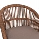 ΠΟΛΥΘΡΟΝΑ ΑΛΟΥΜΙΝΙΟΥ ORIN HM6265.03 ΚΑΠΟΥΤΣΙΝΟ- P.E.RATTAN ΣΕ ΦΥΣΙΚΟ 58x61x75Υεκ.