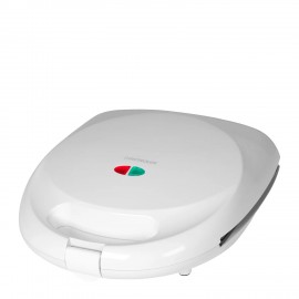 06511755 Τοστιέρα Με Αντικολλητικές Πλάκες Αλουμινίου 750W Λευκό