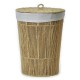 06511360 Καλάθι Απλύτων Μπεζ Φ42x54cm