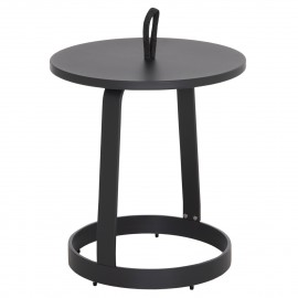 ΤΡΑΠΕΖΙ ΒΟΗΘΗΤΙΚΟ ΕΞ.ΧΩΡΟΥ MINO HM6432.01 ΑΛΟΥΜΙΝΙΟ & ΣΧΟΙΝΙ ΓΚΡΙ Φ47x53Υεκ