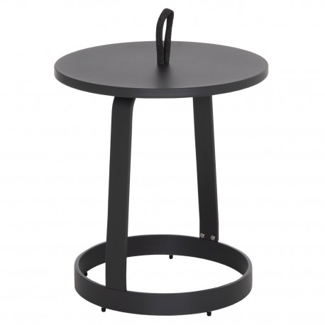 ΤΡΑΠΕΖΙ ΒΟΗΘΗΤΙΚΟ ΕΞ.ΧΩΡΟΥ MINO HM6432.01 ΑΛΟΥΜΙΝΙΟ & ΣΧΟΙΝΙ ΓΚΡΙ Φ47x53Υεκ