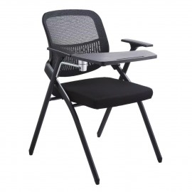 ΚΑΡΕΚΛΑ ΣΥΝΕΔΡΙΟΥ ΠΤΥΣΣΟΜΕΝΗ ΜΕ ΑΝΑΛΟΓΙΟ DENO HM1209.01 MESH ΥΦΑΣΜΑ ΜΑΥΡΟ 60x59x87Υεκ.