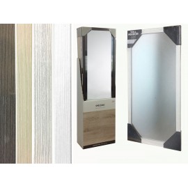 06510269 Καθρέπτης Ξύλο/Γυαλί  34x114cm Σε 4 Αποχρώσεις Πολύχρωμο