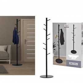 06512778 Καλόγερος Μαύρο Μέταλλο Φ40xH175cm