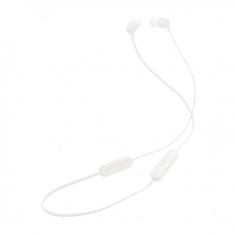 JBL Tune 135BT In-ear Bluetooth Handsfree Ακουστικά με Αντοχή στον Ιδρώτα Λευκά