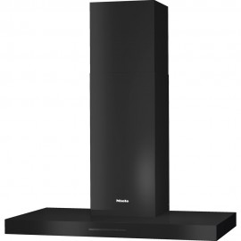 Miele PUR 98 W Απορροφητήρας Καμινάδα 89.8cm Μαύρος A (12358160)