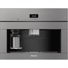 Miele CVA 7440 Obsidian Αυτόματη Μηχανή Espresso Εντοιχιζόμενη 1500W Πίεσης 5bar με Μύλο Άλεσης Graphite Gray (11163400)