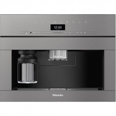 Miele CVA 7440 Obsidian Αυτόματη Μηχανή Espresso Εντοιχιζόμενη 1500W Πίεσης 5bar με Μύλο Άλεσης Graphite Gray (11163400)