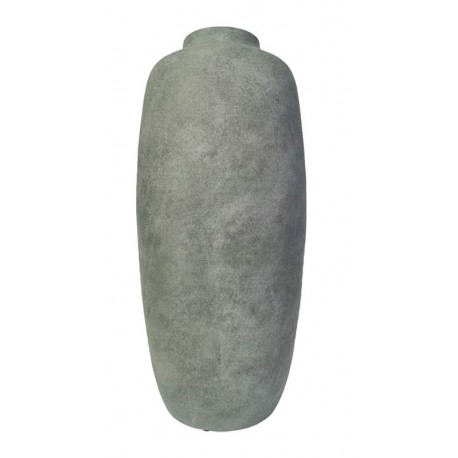 41161-50020 Κεράμικό Διακοσμητικό Βάζο Γκρί Πέτρας 21.5 x 46.5(h)cm