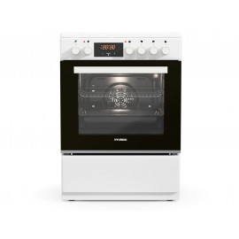 Hyundai HCVC24V-7260V/W Κουζίνα 69lt με Κεραμικές Εστίες Π60εκ. Λευκό A