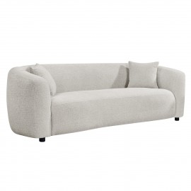 ΚΑΝΑΠΕΣ 3-ΘΕΣΙΟΣ NORD HM3321.02 ΑΝΟΙΧΤΟ ΜΠΕΖ ΥΦΑΣΜΑ 230x96x75Υεκ.