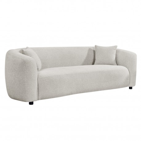 ΚΑΝΑΠΕΣ 3-ΘΕΣΙΟΣ NORD HM3321.02 ΑΝΟΙΧΤΟ ΜΠΕΖ ΥΦΑΣΜΑ 230x96x75Υεκ.