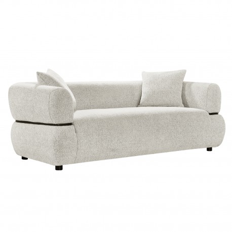 ΚΑΝΑΠΕΣ 2-ΘΕΣΙΟΣ ARCTIS HM3328.02 ΑΝΟΙΧΤΟ ΜΠΕΖ ΥΦΑΣΜΑ 169x88x68Υεκ.