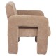 14770115 Πολυθρόνα ArteLibre VELORA Μπεζ Ύφασμα/Ξύλο 75x68x69cm Μπεζ