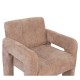 14770115 Πολυθρόνα ArteLibre VELORA Μπεζ Ύφασμα/Ξύλο 75x68x69cm Μπεζ