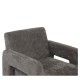 14770116 Πολυθρόνα ArteLibre VELORA Γκρι Ανοιχτό Ύφασμα/Ξύλο 75x68x69cm Γκρι