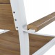 ΣΕΤ ΤΡΑΠΕΖΑΡΙΑΣ TABER HM10738.01 ΤΡΑΠΕΖΙ & 6 ΠΟΛΥΘΡΟΝΕΣ-ΑΛΟΥΜΙΝΙΟ & POLYWOOD-ΛΕΥΚΟ
