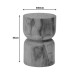 338-000044 Σκαμπό Kreton pakoworld suar ξύλο σε φυσική απόχρωση Φ30x45εκ