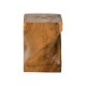338-000031 Σκαμπό Twister pakoworld suar ξύλο σε φυσική απόχρωση 30x30x45εκ