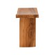 338-000029 Σκαμπό Borbe pakoworld teak ξύλο σε φυσική απόχρωση 45x28x45εκ