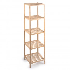 06451320 Ράφι Μπάνιου 5 Επιπέδων Μπαμπού