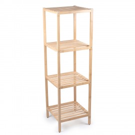 06451339 Ράφι Μπάνιου 4 Επιπέδων Μπαμπού ALPINA