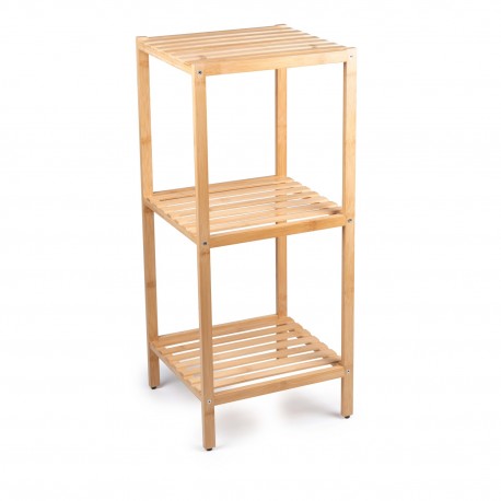 06451340 Ράφι Μπάνιου 3 Επιπέδων Μπαμπού