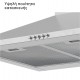 48-0661 Απορροφητήρας Κουζίνας Καμινάδα 60cm Telemax TD0660 Inox