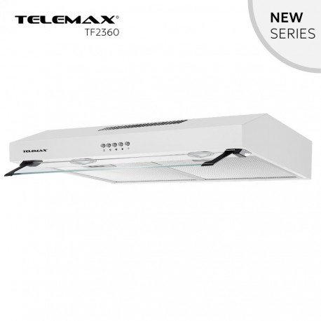48-2362 Απορροφητήρας Κουζίνας Ελεύθερος 60cm Telemax TF2360 Λευκό