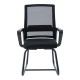 420-000016 Καρέκλα επισκέπτη Palma pakoworld mesh μαύρο 46x52x94εκ