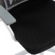 420-000011 Καρέκλα γραφείου Plymot pakoworld λευκή - mesh μαύρο 48x58x112-122εκ