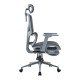 420-000014 Καρέκλα γραφείου διευθυντη Vigo pakoworld γκρι- mesh μαύρο 52x70x118-124εκ